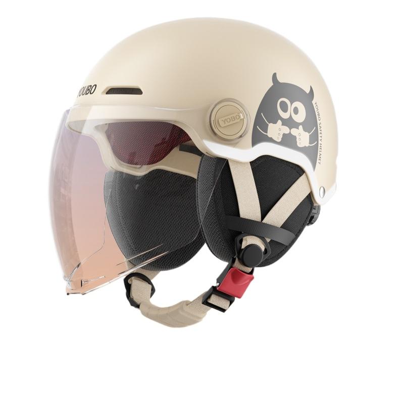 Electric Car Helmet Couple Four Seasons Universal Battery Motorcycle Men's Half Helmet Helmet
