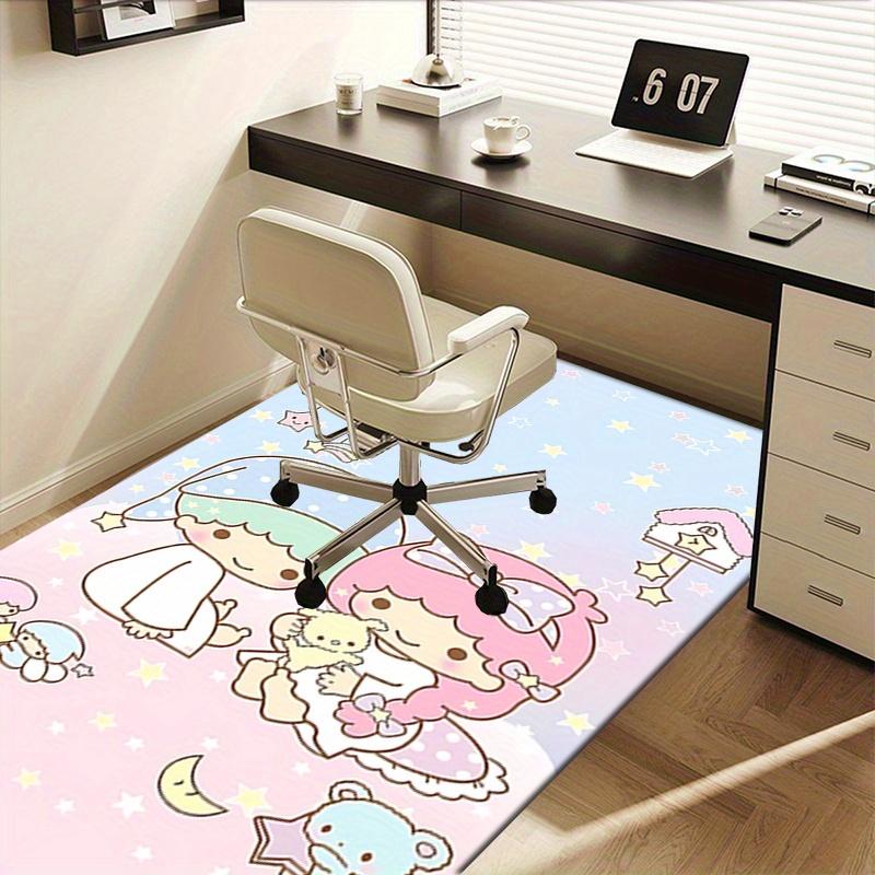 Office Rug Little Twin Stars, Cute Fantasy Anti-Slip Rug, Machine Washable for Living Room, Bedroom, Office, Multiple Sizes, Bedroom Mat, Decorative M