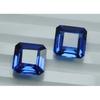 Natural Sapphire CERTIFIED Loose Gemstone Square Shape 20.20 Carat Blue Pair