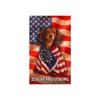 250 Years Commemorative Garden Flag Single Sided 30X45cm Patriotic Dog Design Durable Polyester Outdoor Decorative Banner