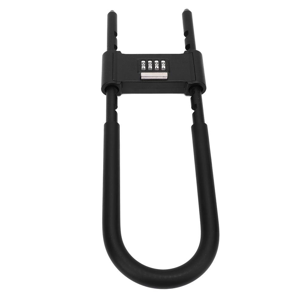 4 Digit Combination Padlock Heavy Duty 160 280mm Adjustable U Shape Security Code Lock for Bikes Gate Shed Fence