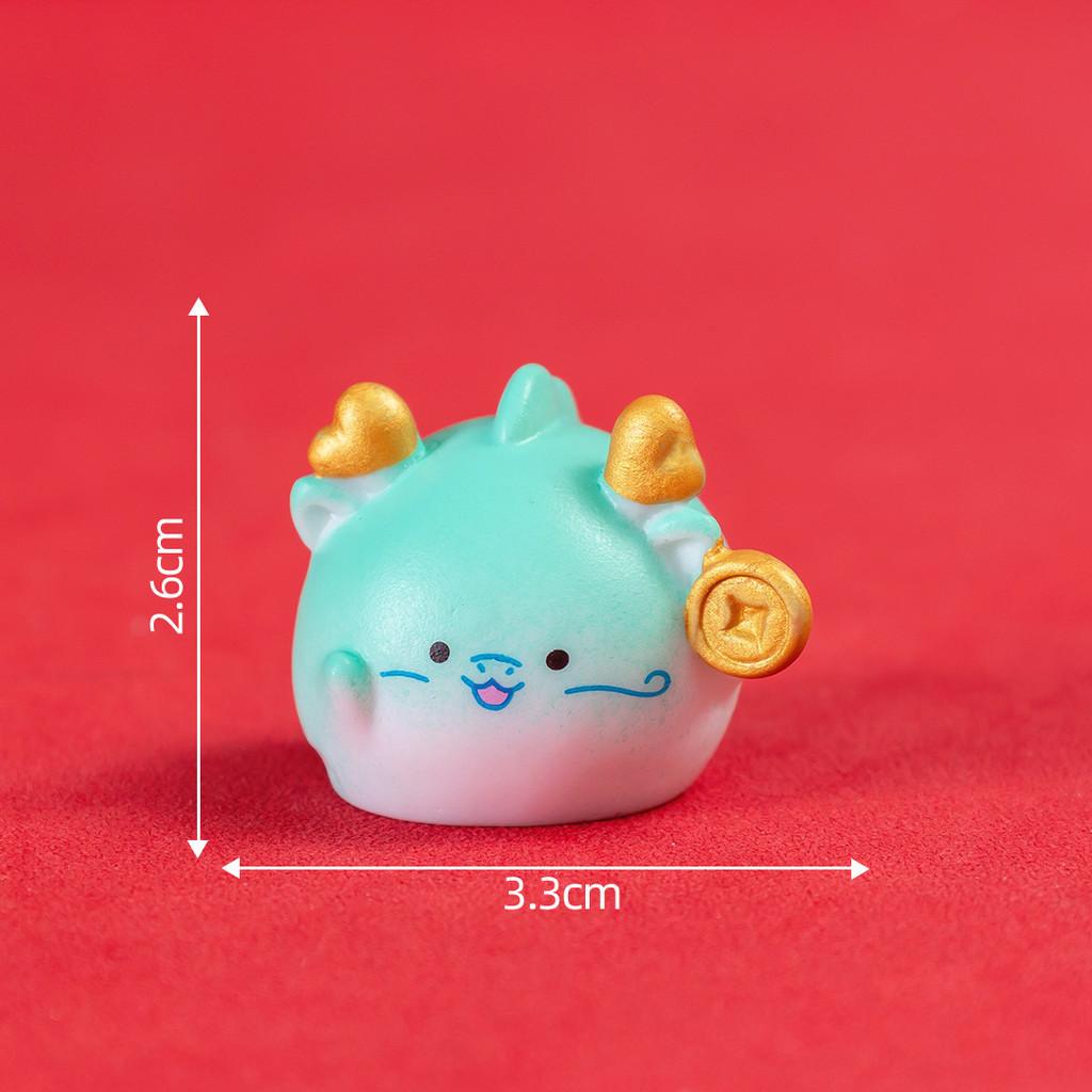 

Cartoon Decoration Dragon Resin Figurines Creative Car Accessories Desktop Style 10
