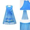 Encantador Vestido de Cosplay Trolls2 Poppy para Crianças Meninas com Capa Confortável