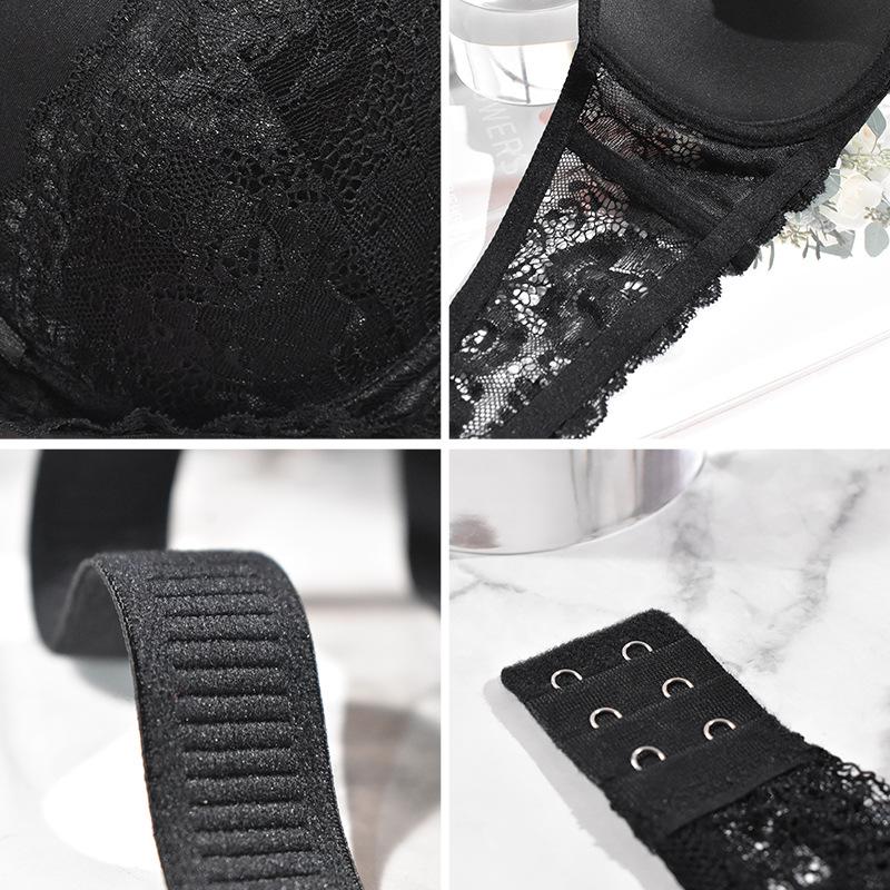 Push-up Bra for Women with Small Breasts Lace and Adjustable Anti-sagging Bra