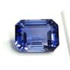 Natural Blue Tanzanite 8-10 Ct Emerald Cut Certified Stunning Loose Gemstone