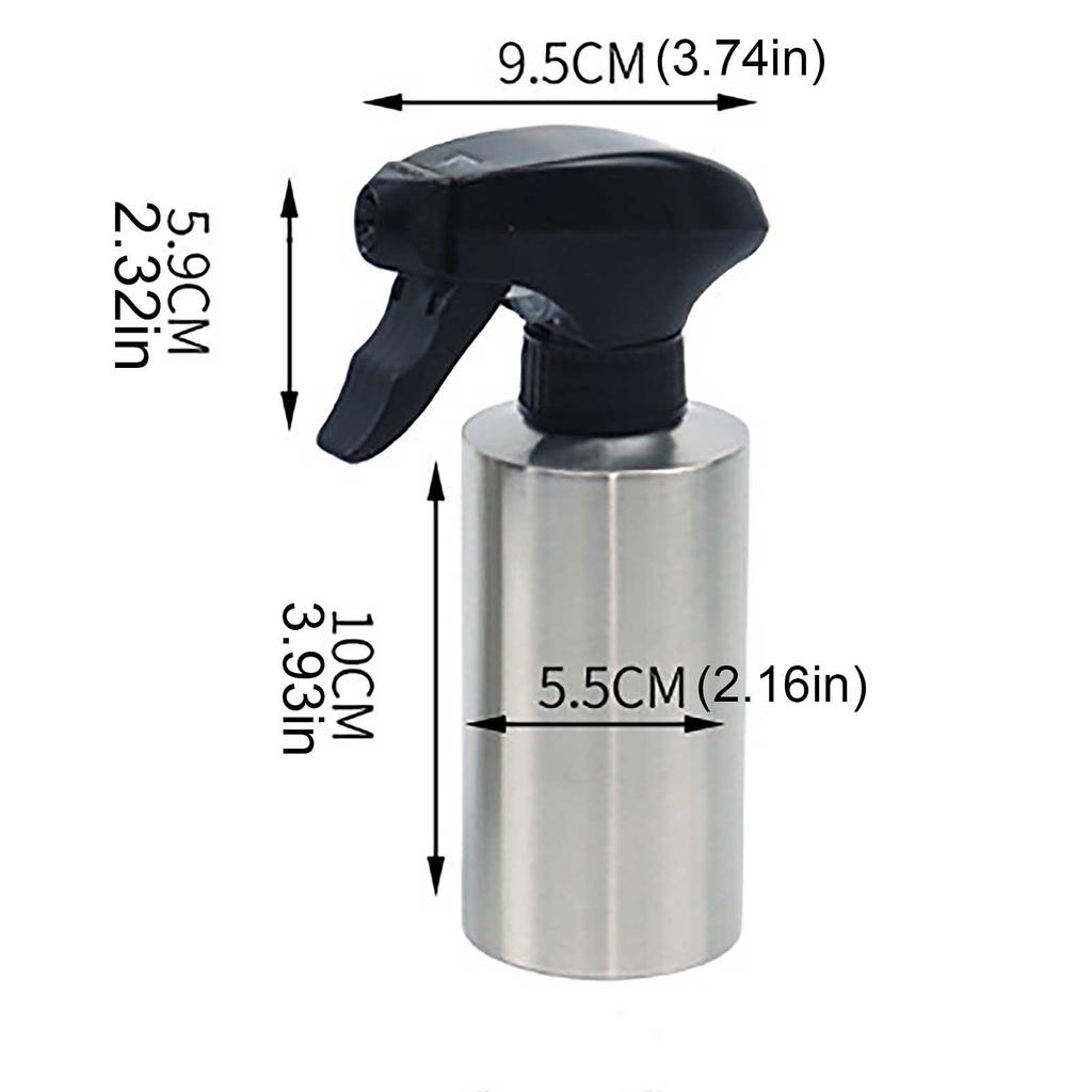 Oil Sprayer Refillable Bottle,Food-grade Stainless Steel Oil & Liquid Dispenser