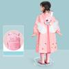 Kids Raincoat Waterproof Cute Pattern Lightweight Portable Children Hooded Rainwear for Girl Boy