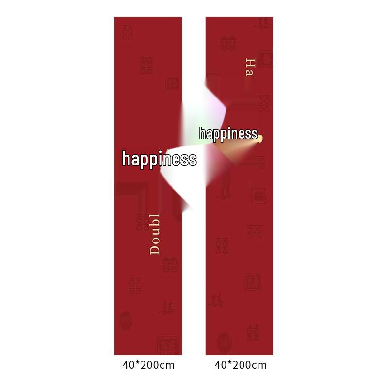 Wedding Calligraphy Banner: Bride s Room Decoration Set with Streamers and Curtains