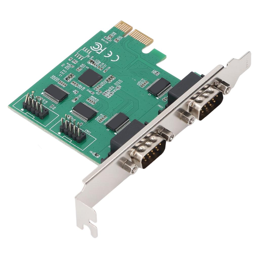 PCIE 1X To 4 Port R232 Serial Expansion Card for AX99100 Main Control Chip DB25 To DB9 R232