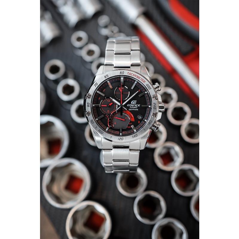 Casio Edifice Men's Stainless Steel 100M Water Resistant Analog Quartz Watch EQB-1000XYD-1A