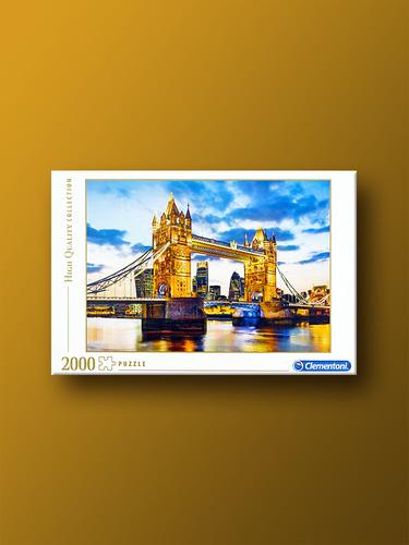 Twilight Tower Bridge 2000 Piece Clementoni Jigsaw Puzzle