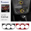 Interiérová samolepka ve stylu karbonových vláken pro Opel Corsa 2007 2008 2009 2010 2011 2012 2013 2014 LHD RHD Vnitřní panel