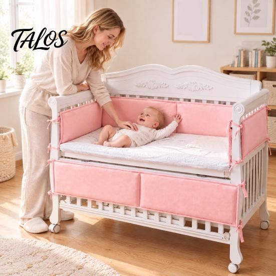 Upholstered Wall Panels 4Pcs/Set Soft Padding Spaces, Stair Railing Edge Protector for Bedroom Balcony & Indoor Guard Railings, Easy to Install