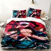 Jujutsu Kaisen 3pc Set Perfect for Bedroom Use Comfortable Bedding Set Includes a Duvet Cover and Two Pillowcases Ideal Birthday or Christmas Gift
