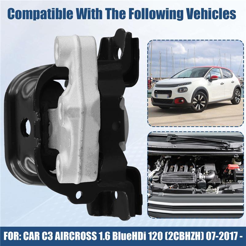 1807GW Car Engine Mounting Bracket For Citroen C3 208 301 2015-2019