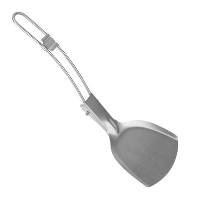 Stainless Steel Foldable Spatula Heat resistanT Non Stick Kitchen Utensil Non Slip Cooking Tool