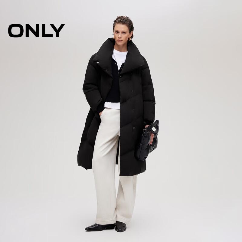 Only Women's 2025 Winter Loose-Fit Long Down Jacket