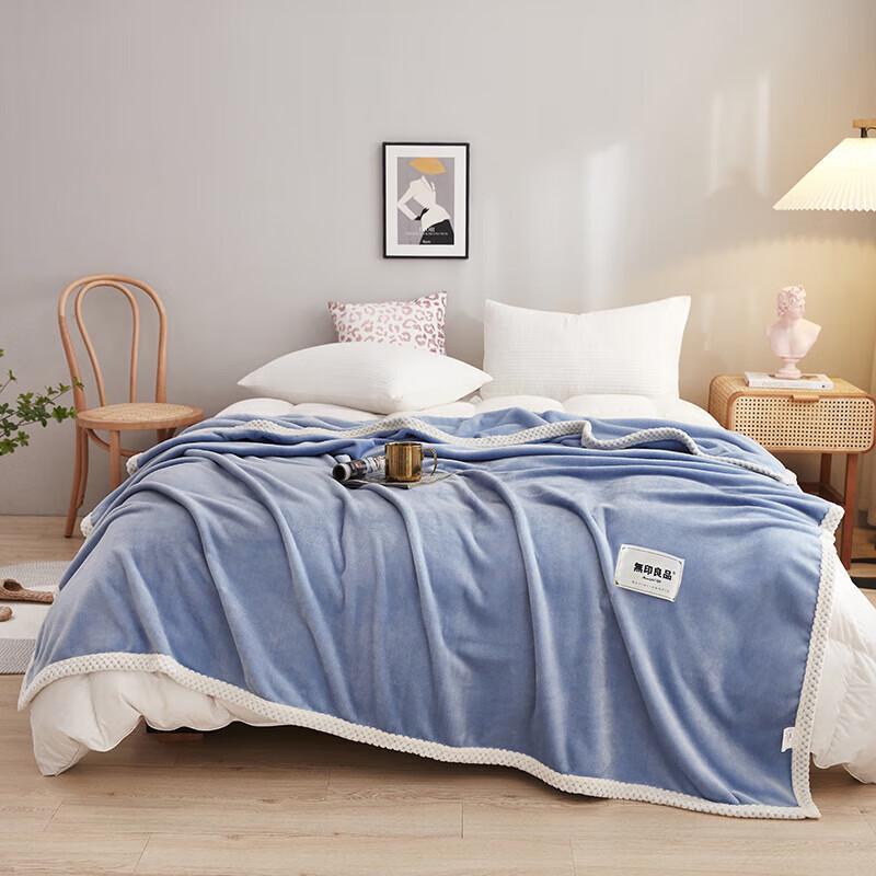 

MUJI Puff Fleece Blanket