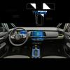 For - Honda Jazz FIT Gear Panel Navigation Central Control Car Film Interior Accessories TPU Transparent Protector Film