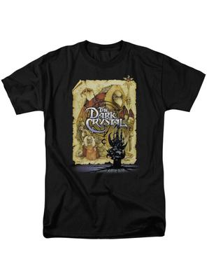 Dark Crystal 80er Klassischer Filmplakat Grafik T-Shirt - Offiziell Lizenziertes Vintage Retro Design