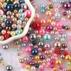 10g Mix Casuale 3-10mm Senza Foro Perla Imitazione ABS per Riempimento Vasi Pennelli Trucco Per Creazione Gioielli Fai da Te Decorazione