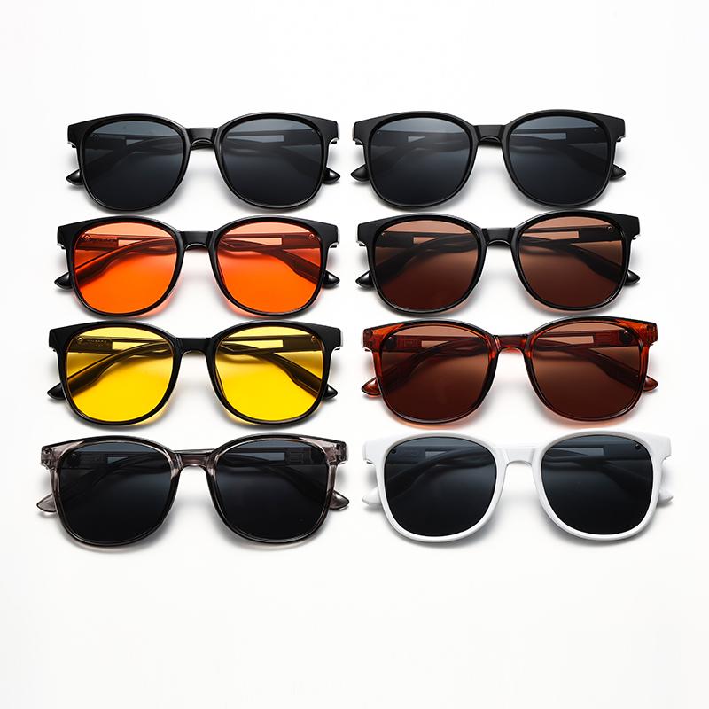 6pcs Cat Eye Oval Sunshade Sunglasses Women Sets Shades Luxury Minimalist Leopard Pattern Design Retro Eyeglasses UV400