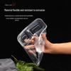 Hexinyue Disposable 4-Compartment Lunch Boxes