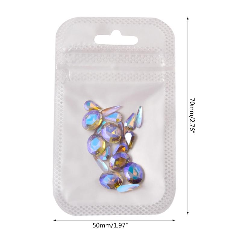 Pack of Luxury Nail Charms Studs Nail Rhinestones Gems Luxury Nail Art Rhinestones Crafts Diamonds Crystal Jewels Stones