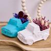 3D Car Plant Flowerpot Silicone Mold DIY Cartoon Car Candle Jar Casting Molds Plaster Resin Storage Box Craft Making Home Decor