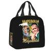 Custom Hasbulla Magomedov Portable Lunch Box Women Leakproof Thermal Cooler Food Insulated Lunch Bag Office Work