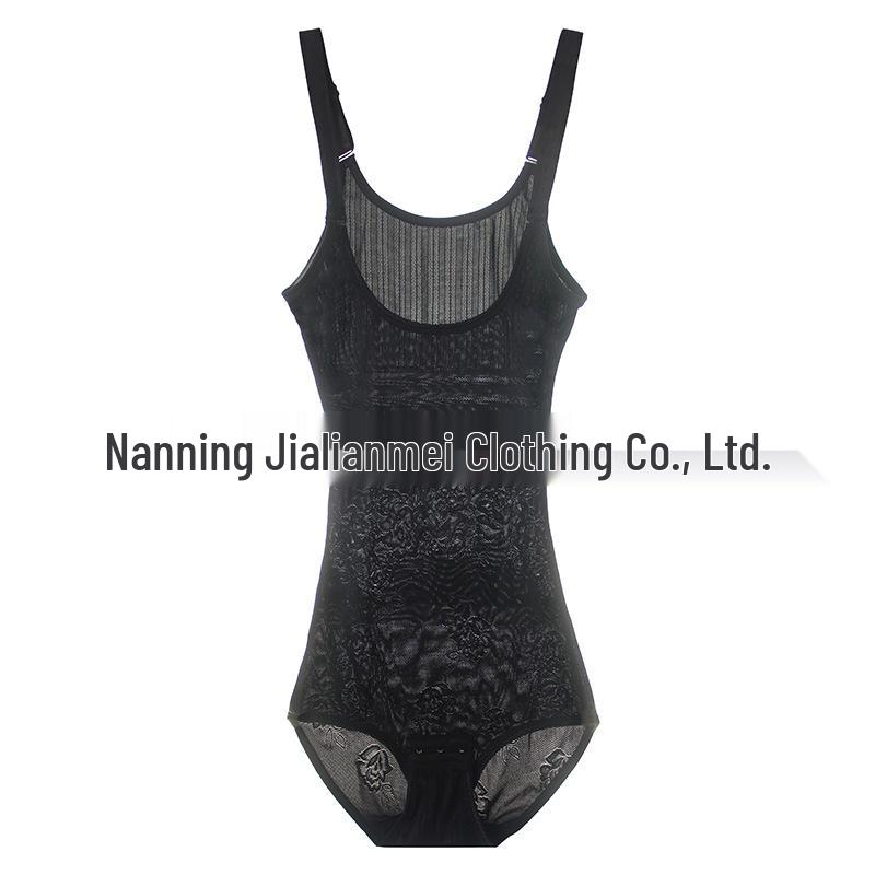 Seamless Body Shaper Tummy Control Bodysuit with Adjustable Straps