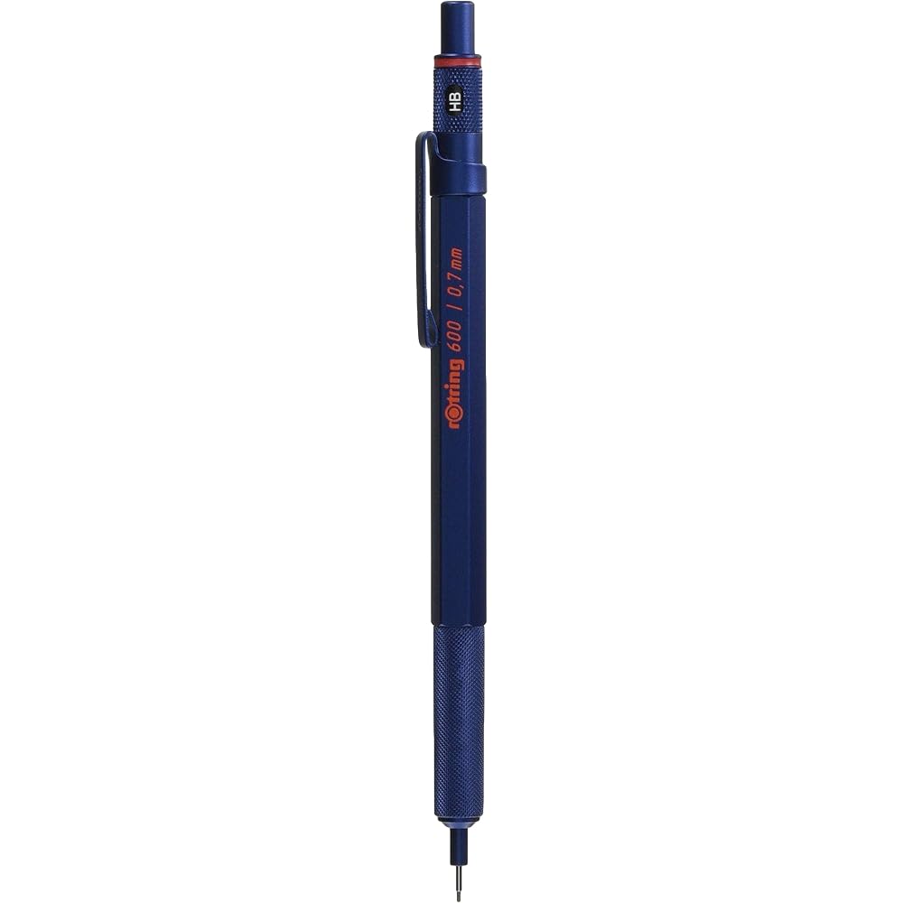 Rotling 600 Iron Blue Mechanical Pencil 0.7mm 2119974 RoTring Mechanical Pen Premium Writing Inst...