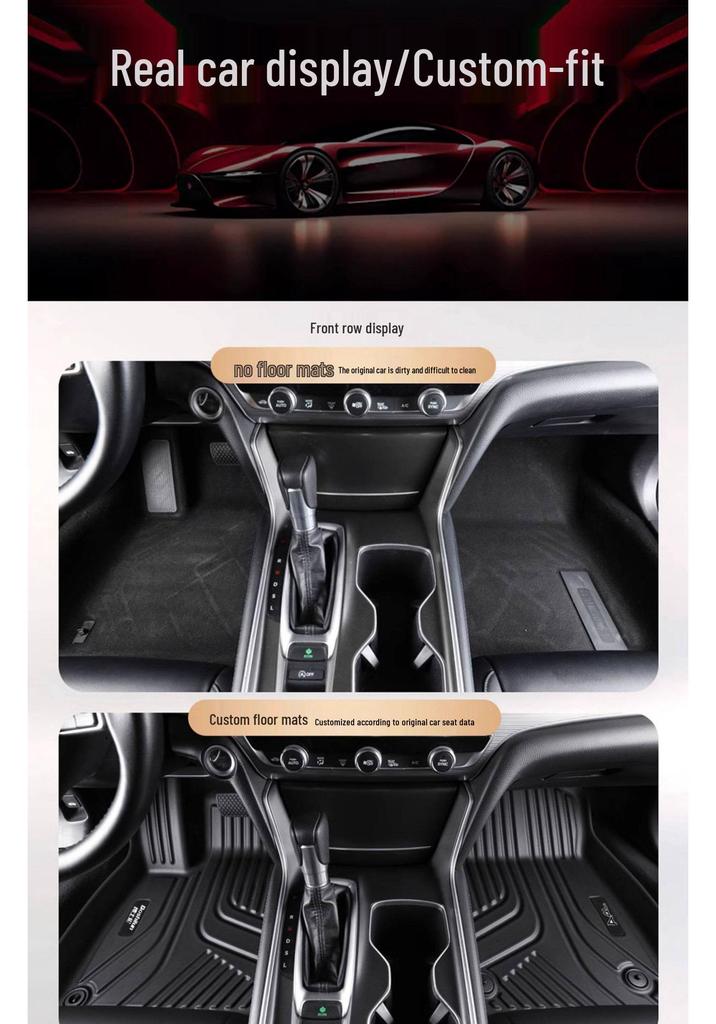Double-Layer Semi-Enclosed TPE Floor Mats for Beijing BJ30/BJ40/EU5/EU5 PLUS