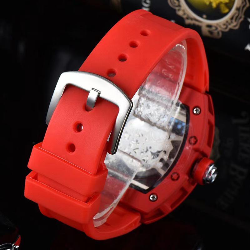 Stylish Unisex Modern Quartz Watches with Transparent Back, Perfect for Business and Leisure.