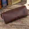 Genuine Leather Eye Glasses Pouch Portable Sunglasses Holder Fashion Glasses Case  for Men Women