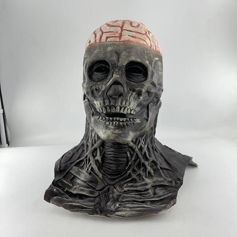 Scary Skull Mask Spooky Novelty Perfect for Halloween Masquerade Theme Parties Versatile Cosplay Prop Holiday DIY Decorations