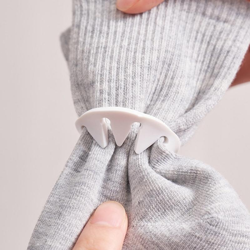 7er-Pack Socken-Organizer für einfaches Paaren und Aufbewahren Bunte PVC-Clips Praktische Sockenbefestiger Paarungswerkzeug