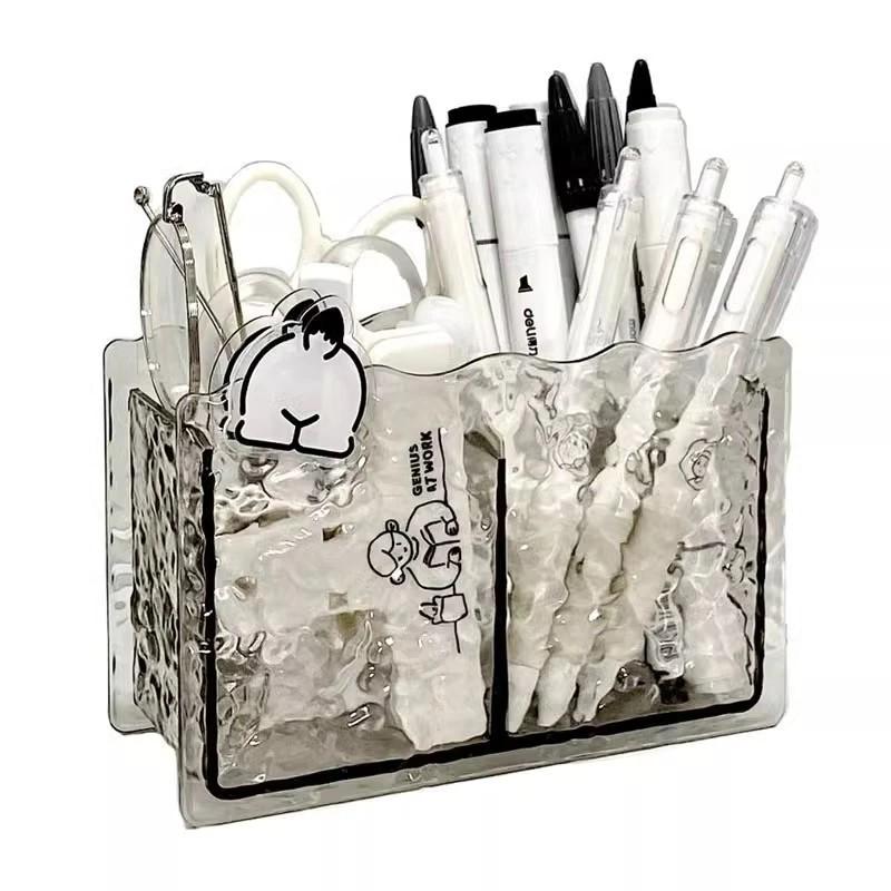 Luxuriöser Acryl-Stifthalter mit großer Kapazität & Schreibtisch-Organizer