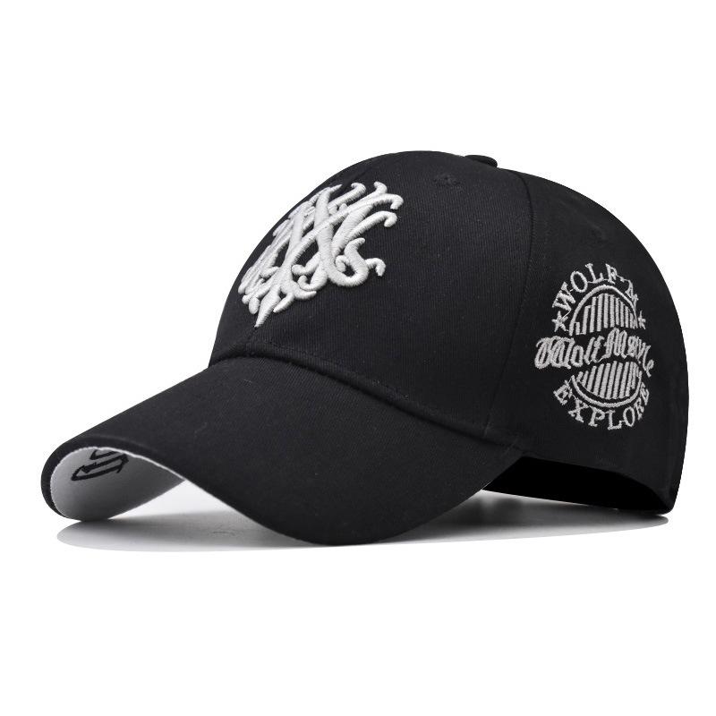 Men Totem Embroidered Baseball Caps Women Spring Summer Sun Hats Wolf Totem Snapback Hip Hop Hats Unisex Adjustable Shading Hats