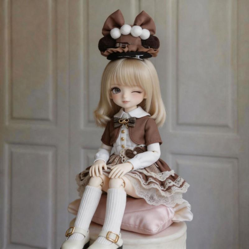 6-inch BJD Doll Outfit Set Akagi Body GL Stick 30cm Lolita Costume Changeable Clothing