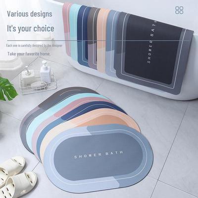 Diatomaceous Earth Quick-Dry Non-Slip Bathroom & Kitchen Floor Mats