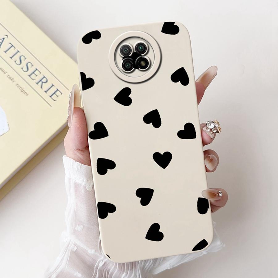 For Xiaomi Redmi Note 9T 5G Case Note9 5G Capa Shockproof Soft Silicone New Flower Funda for Redmi Note 9 T 5G Phone Cover Coque