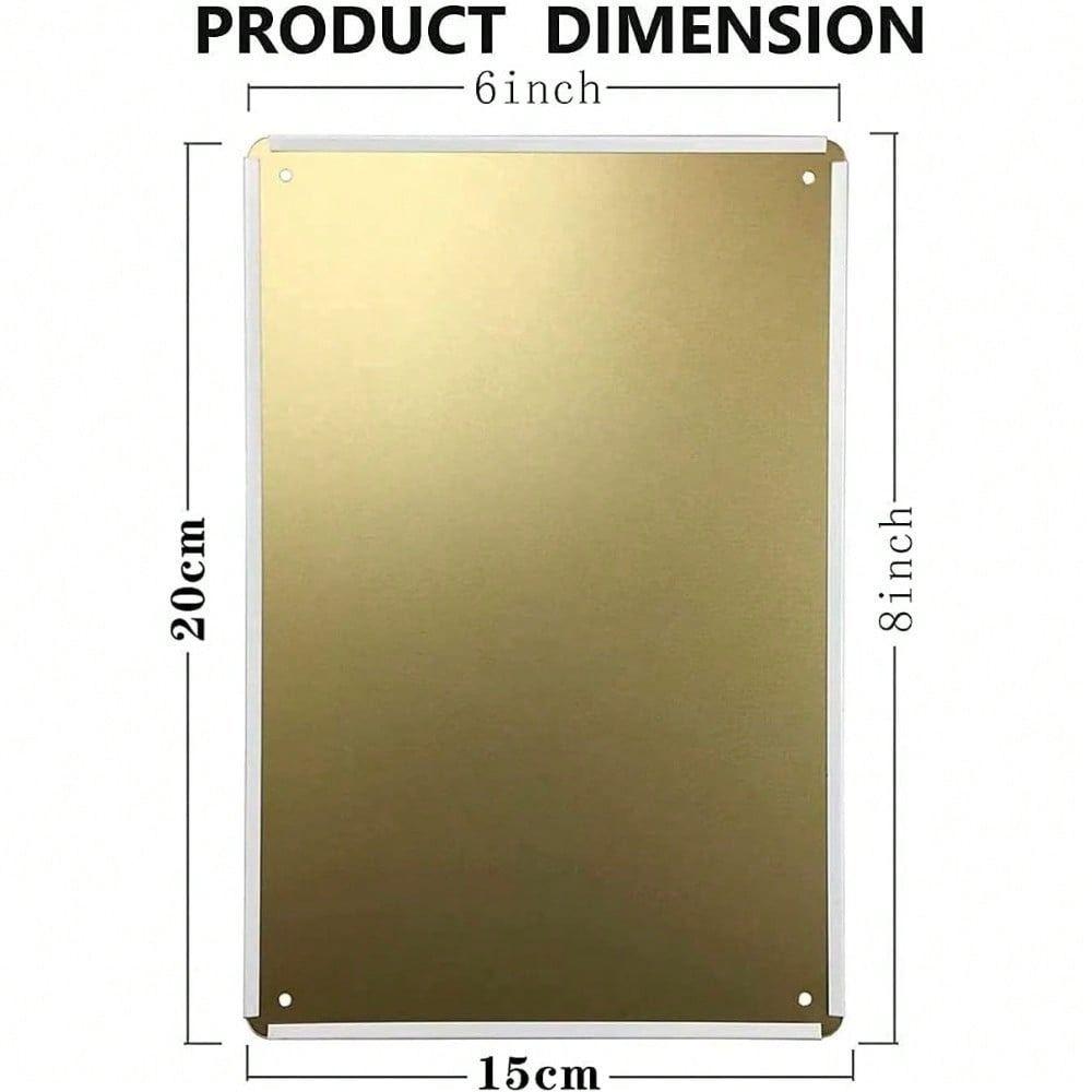 Vintage Metallblechschild Wandkunst, Retro Blumengarten Dekoration für Zuhause