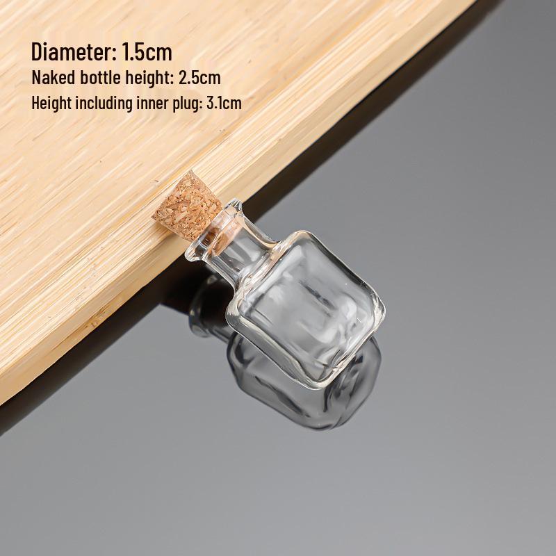 Golden Stars DIY Wishing Bottle - Mini Drift Glass Bottle with Cork Seal
