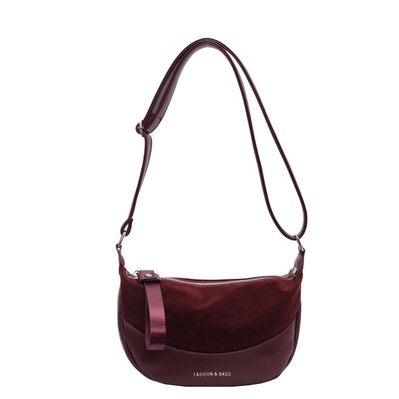 Retro soft-faced niche dumpling bag woman 2025 autumn new foreign style fashion high value sense single shoulder messenger bag woman