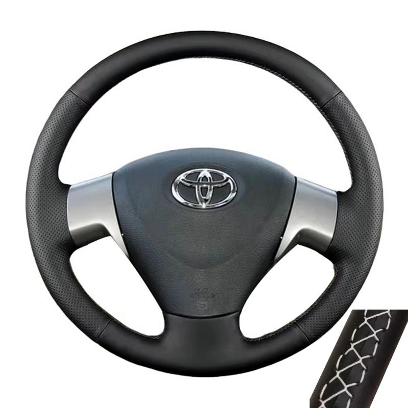 

Ручна вишивка Шкіряна мікрофібра Накладка на кермо автомобіля Для Toyota Corolla 2009-2013 Auris 2007-2009 Matrix 2009-2010