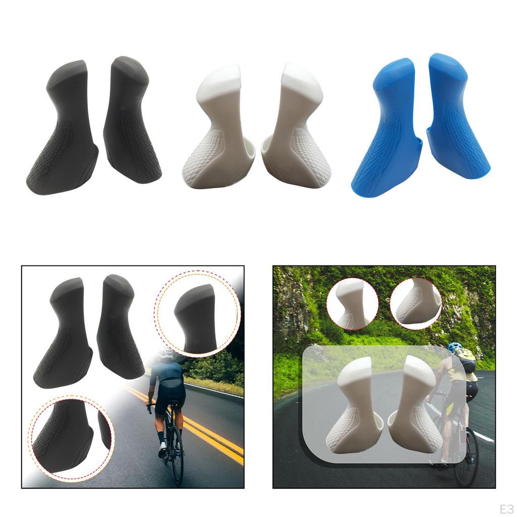 2 Stück Fahrrad Schalthebelabdeckungen Rennrad Bremshebelhauben für R2000/R3000 Zubehör Rutschfest