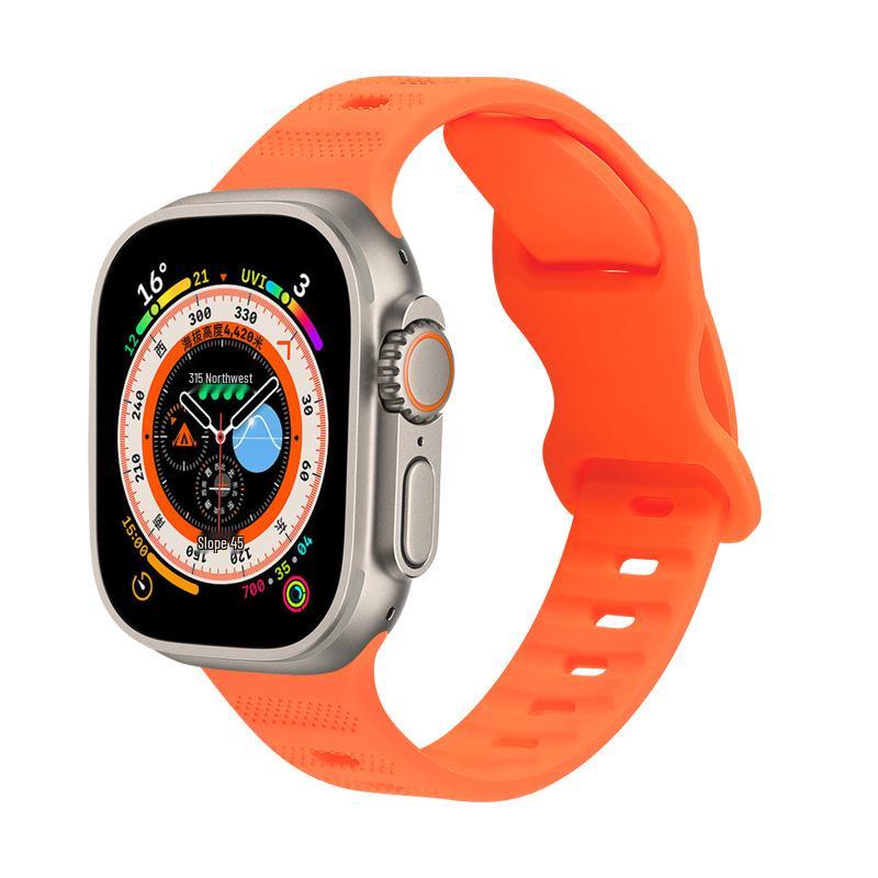 King Kong Butterfly Buckle Silicone Sport Watch Band for iWatch