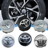 2026 New For Toyota 4Pieces 57mm 62mm Wheel Hub Center Caps for Toyota Corolla RAV4 Camry Yaris C-HR Prius Crown Highlander Car 