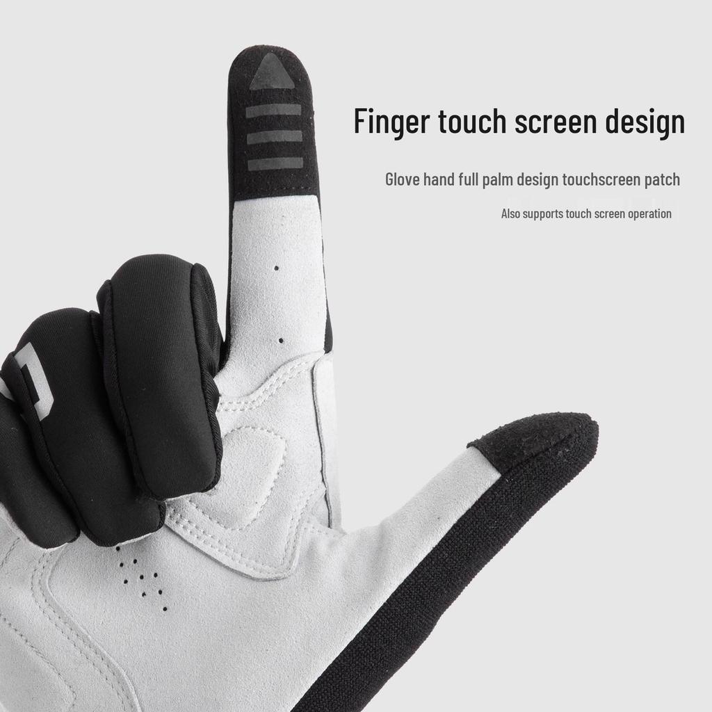 TOSUOD Shock-Absorbing Wear-Resistant Cycling & Motorcycle Touchscreen Gloves